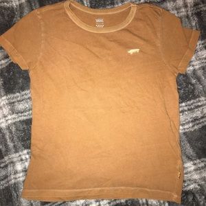 Vans Tee -Tan/ Dark Beige (Fits like a small)